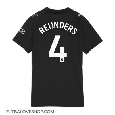Dres Manchester City Tijjani Reijnders #4 Preč pre Ženy 2025-26 Krátky Rukáv Dres Manchester City Tijjani Reijnders #4 Preč pre Ženy 2025-26 Krátky Rukáv